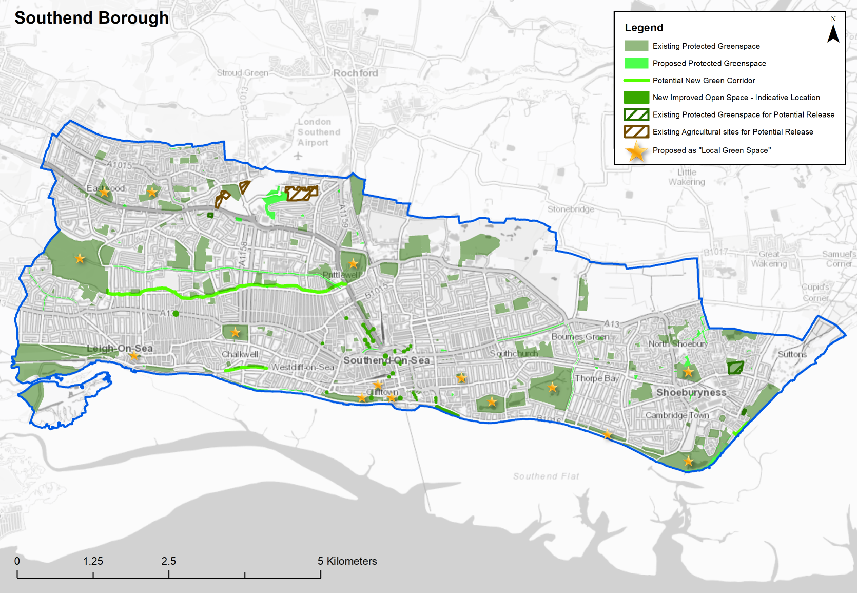 Appendix 1 + 2: Potential Sites Overview | Southend Local Plan